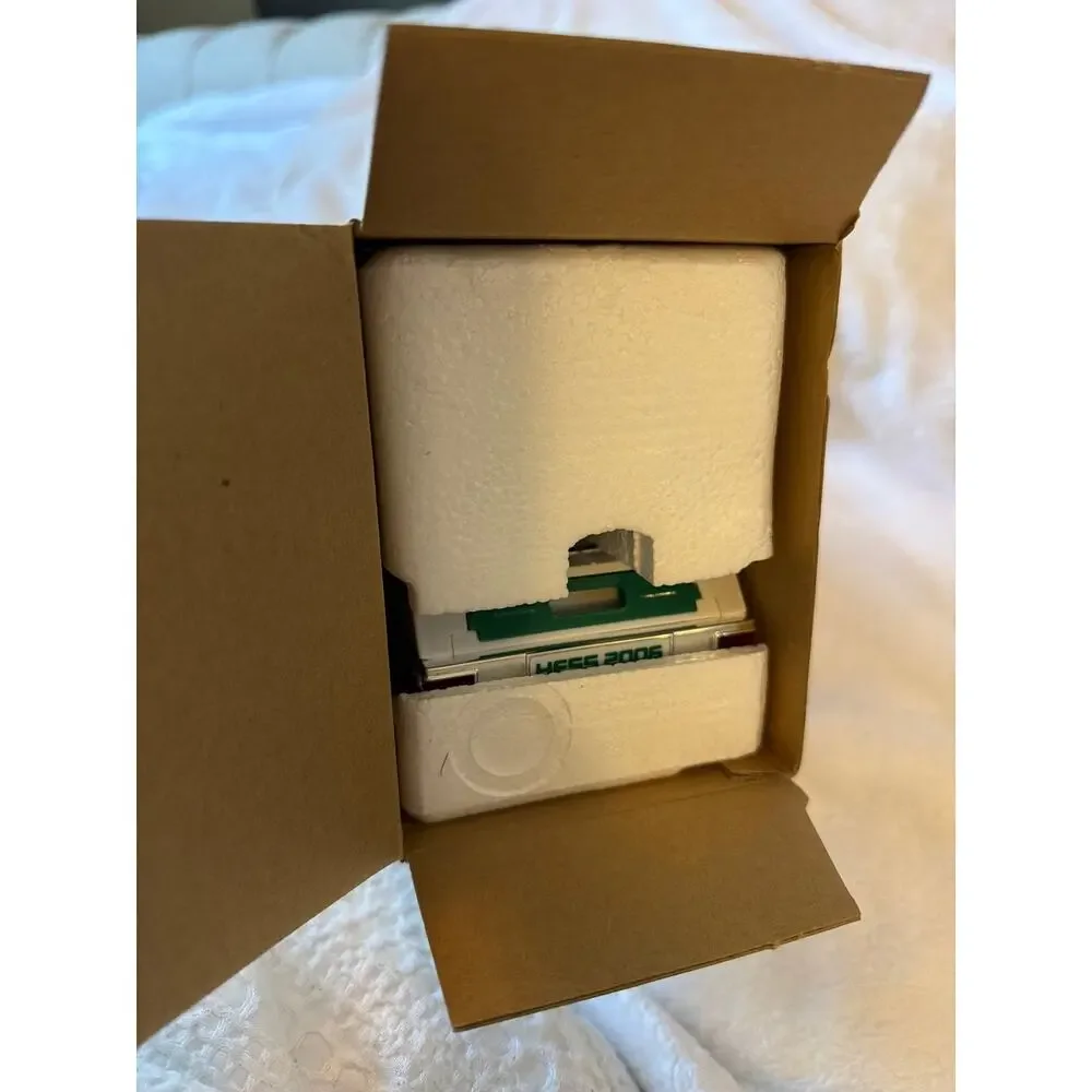 2006 Hess Toy Truck & Helicopter Gasoline Transport w/ Box Instructions